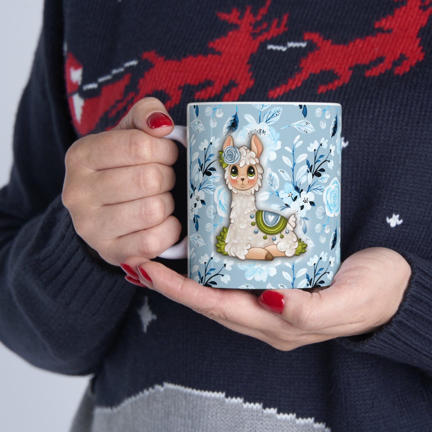 Adorable Llama Ceramic Mug 11oz