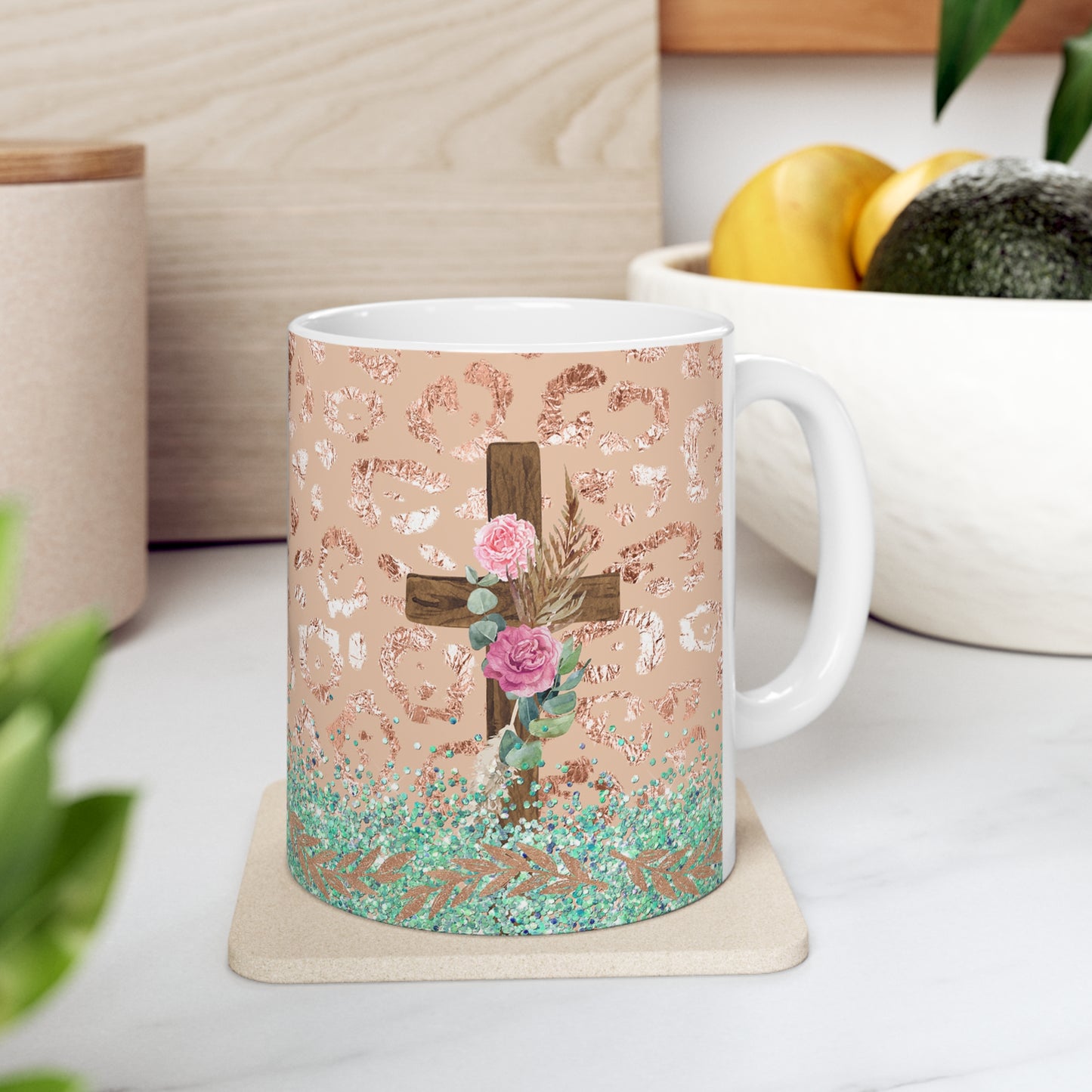 Cross Ceramic Mug 11oz