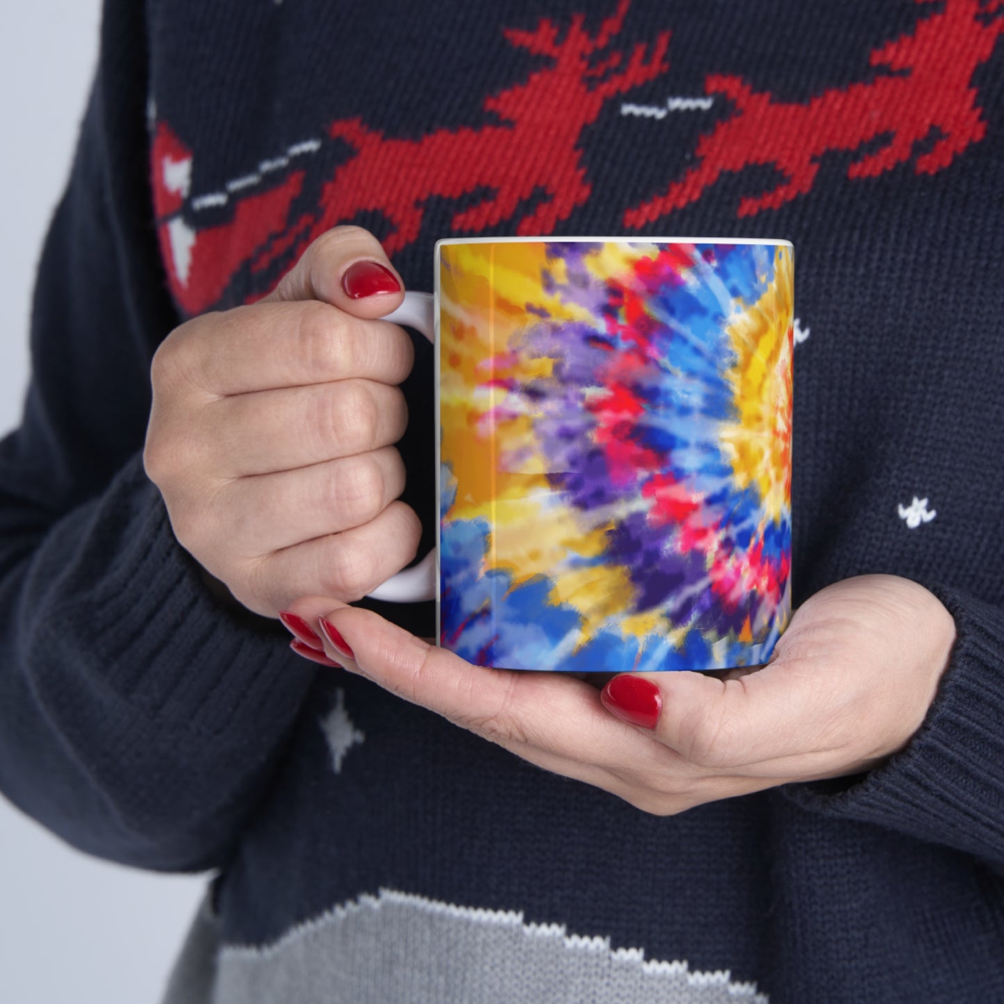 Tie Dye Classic Ceramic Mug 11oz