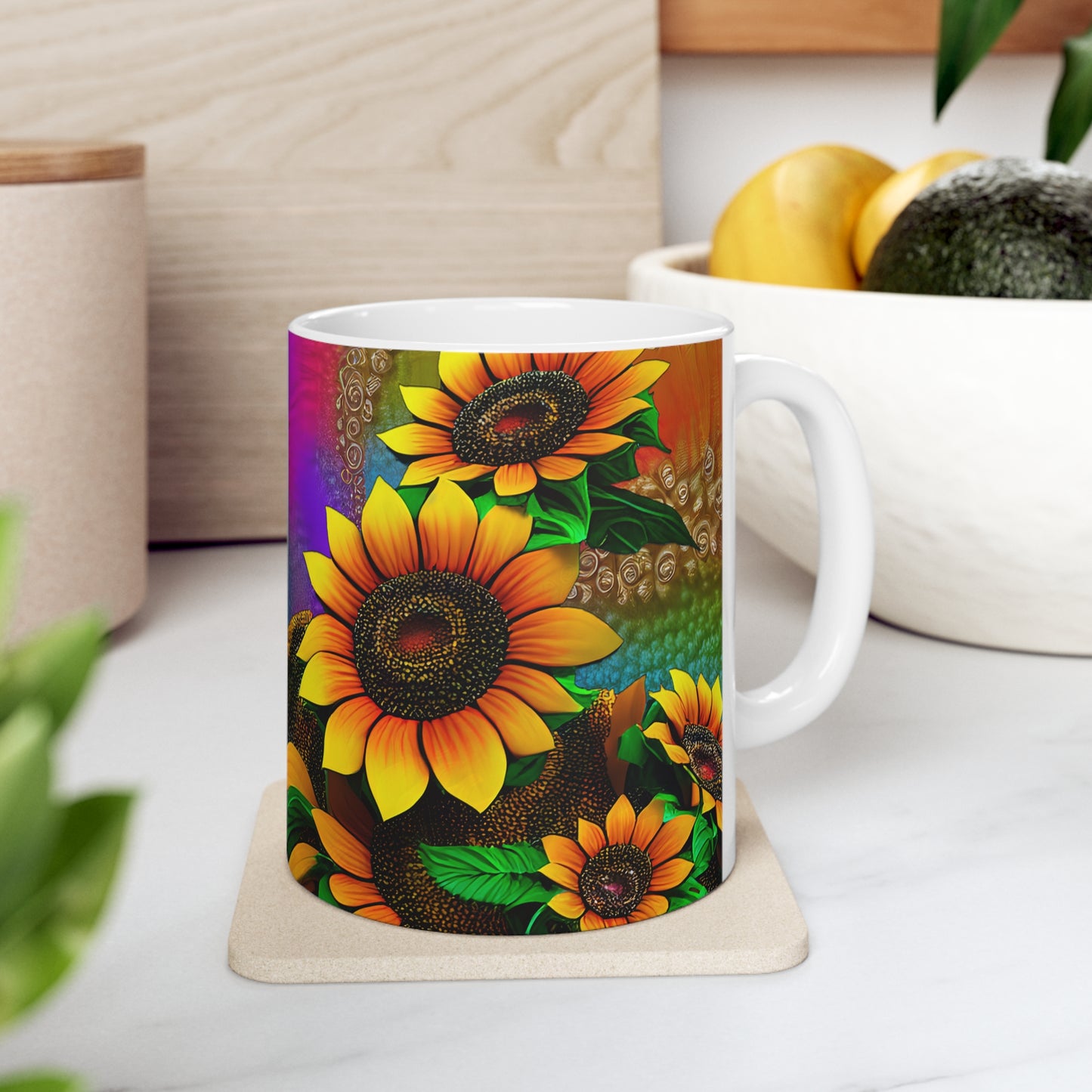 Sunflowers Ceramic Mug 11oz