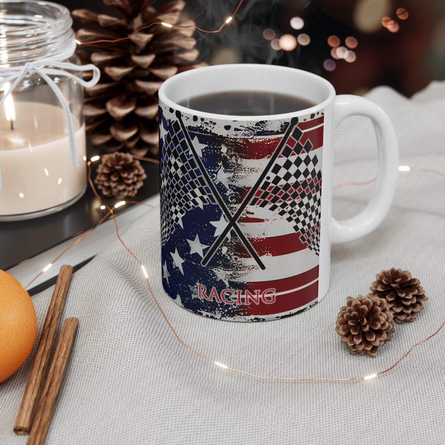 American Racing Ceramic Mug 11oz