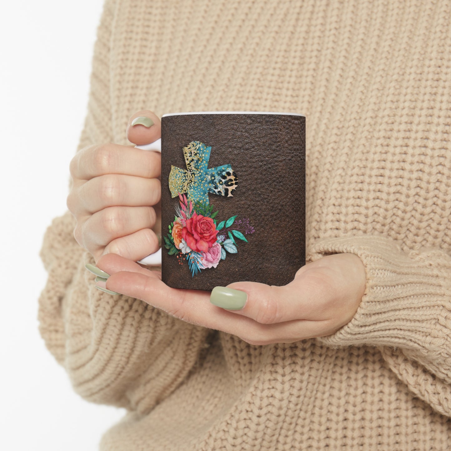 Cross Ceramic Mug 11oz