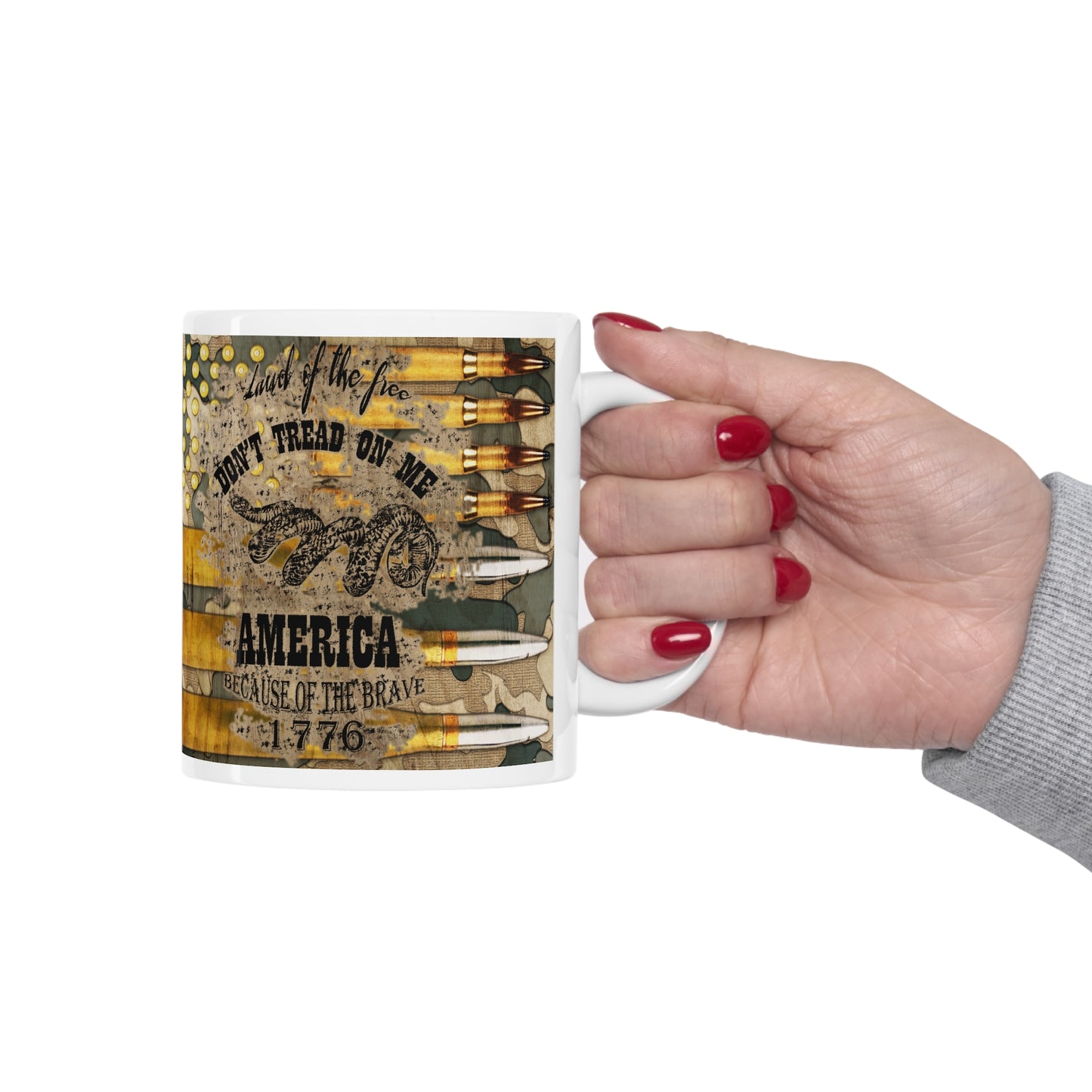 Don't Tread on Me Ceramic Mug 11oz