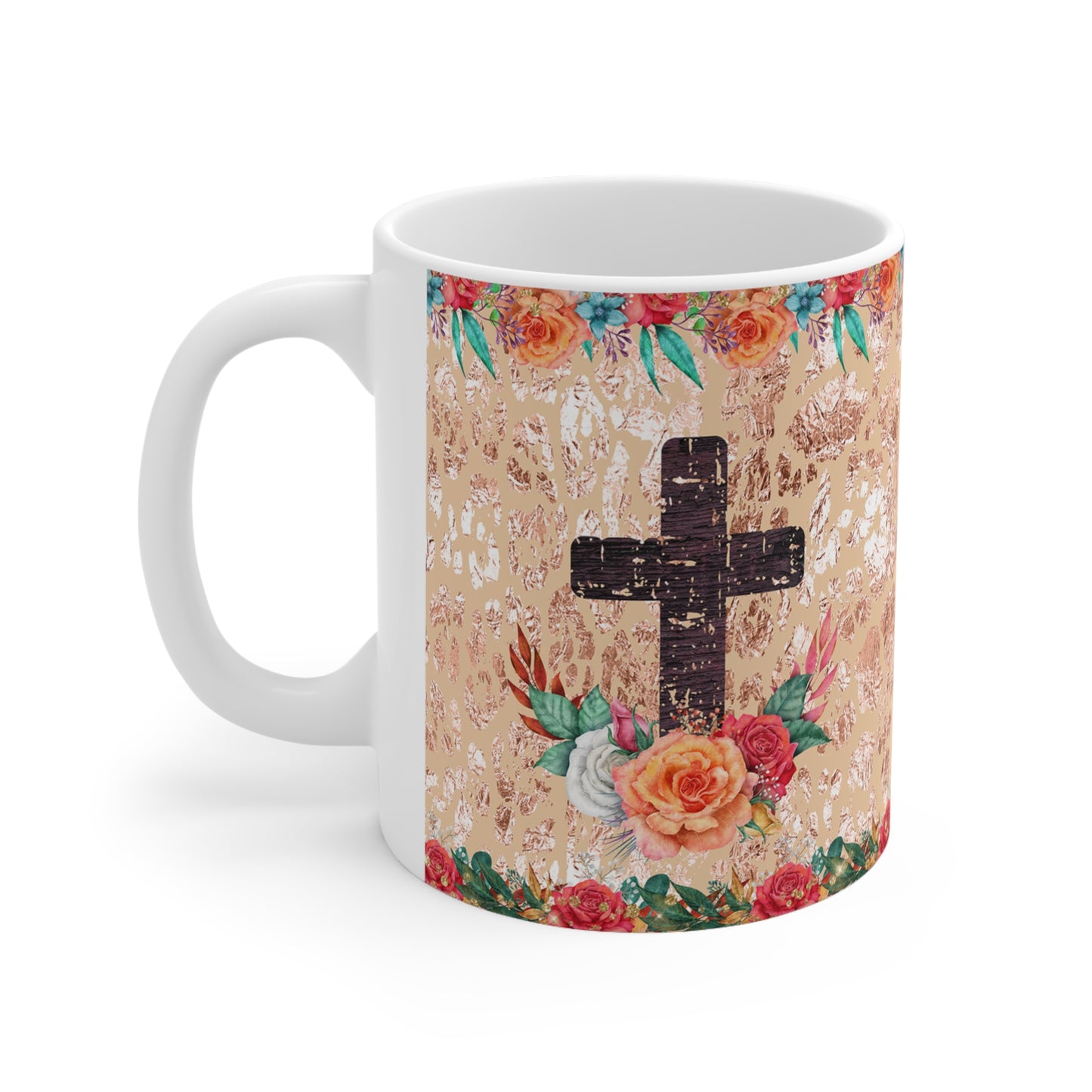Cross Ceramic Mug 11oz