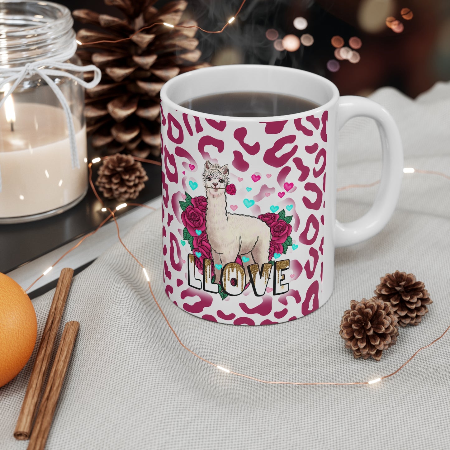 Llama Llove Ceramic Mug 11oz