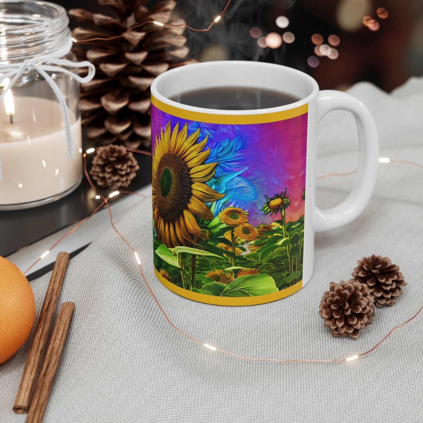 Sunflowers Ceramic Mug 11oz