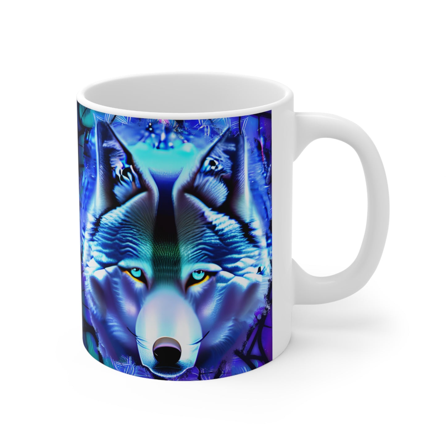 Wolf Ceramic Mug 11oz