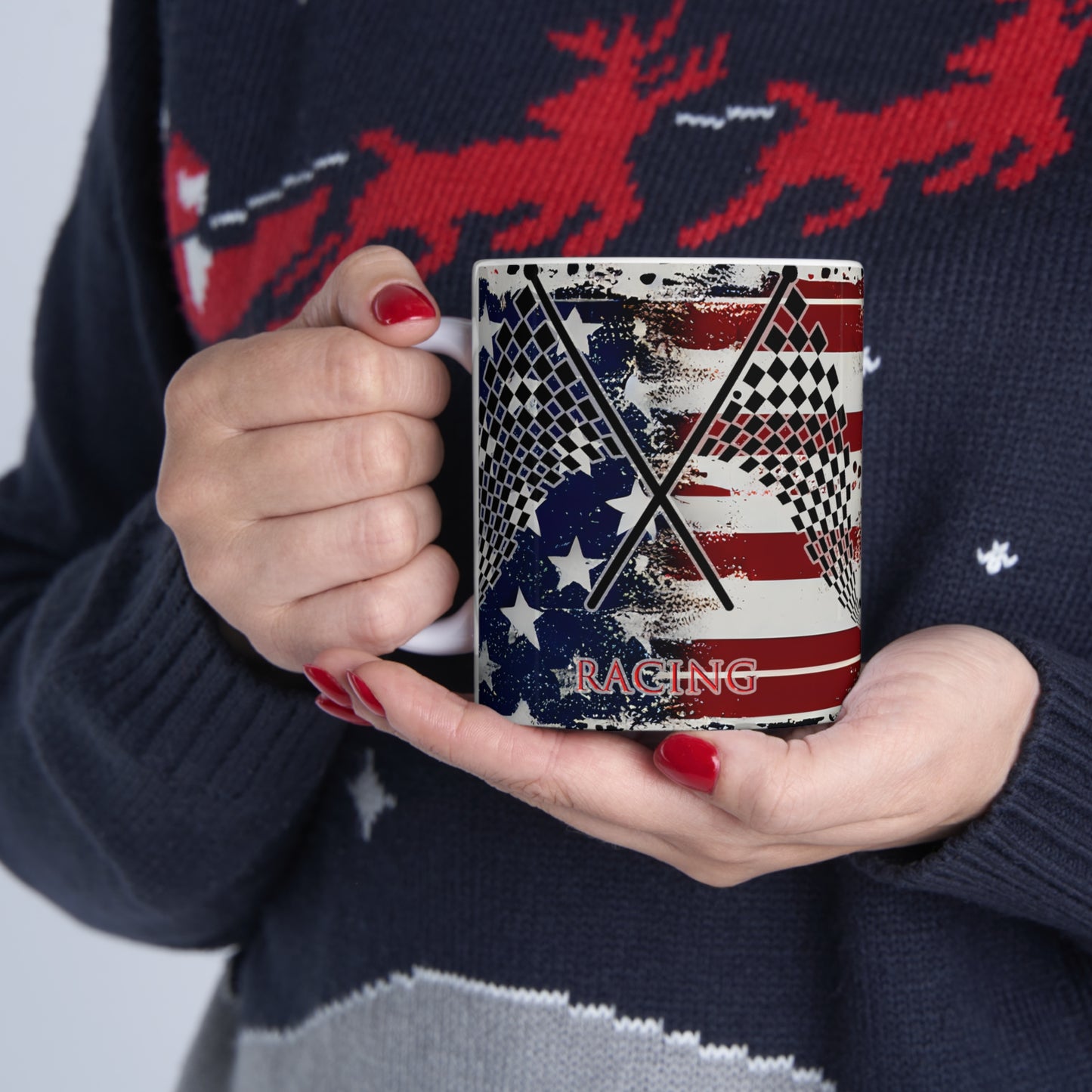 American Racing Ceramic Mug 11oz
