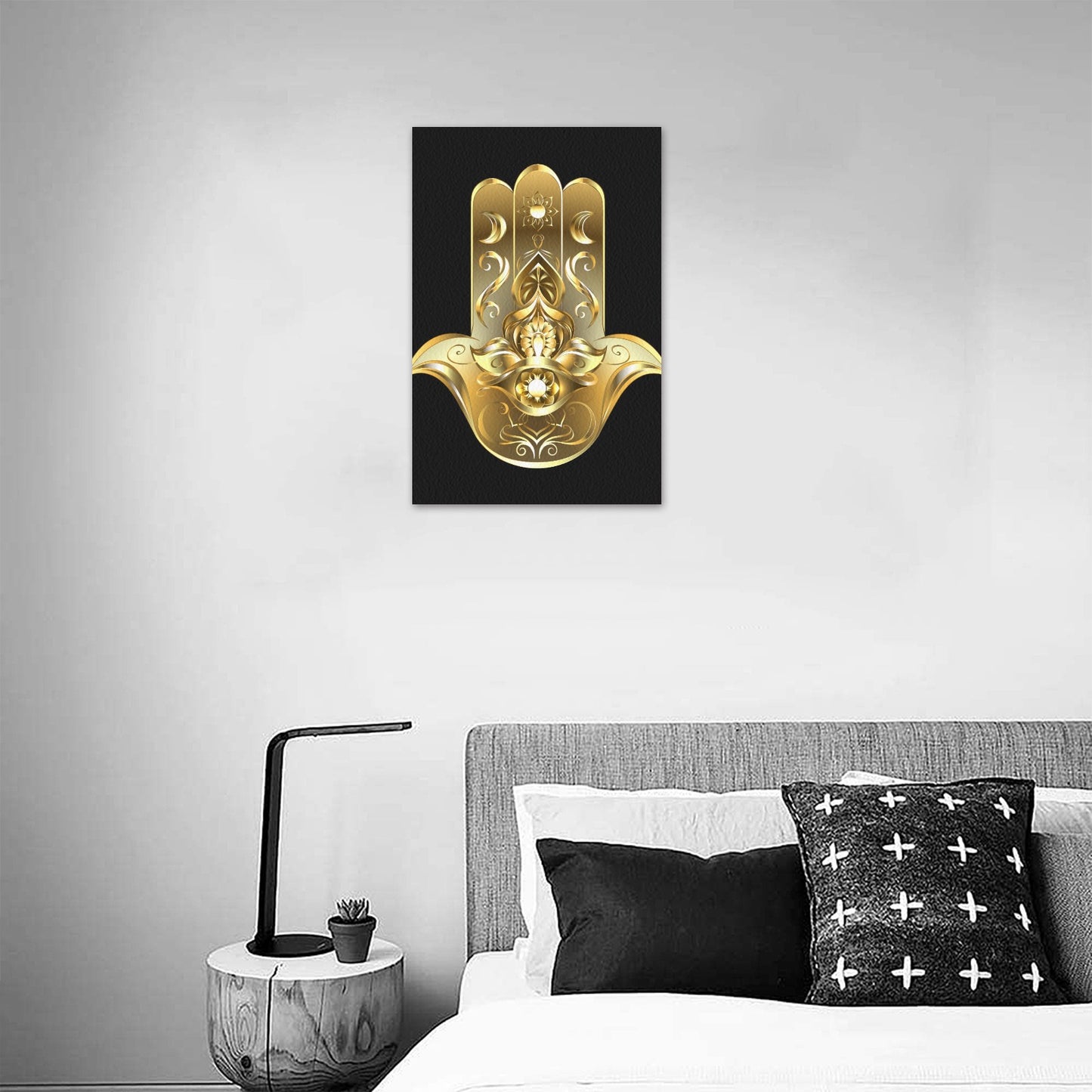 Hamsa Frame Canvas Print