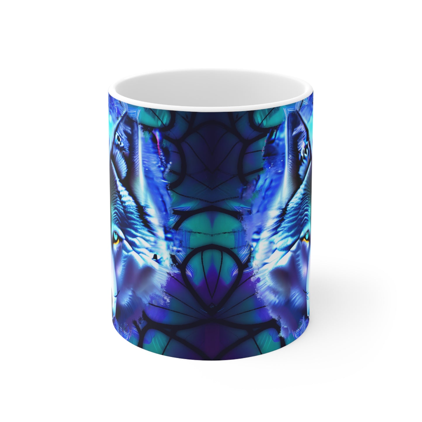 Wolf Ceramic Mug 11oz