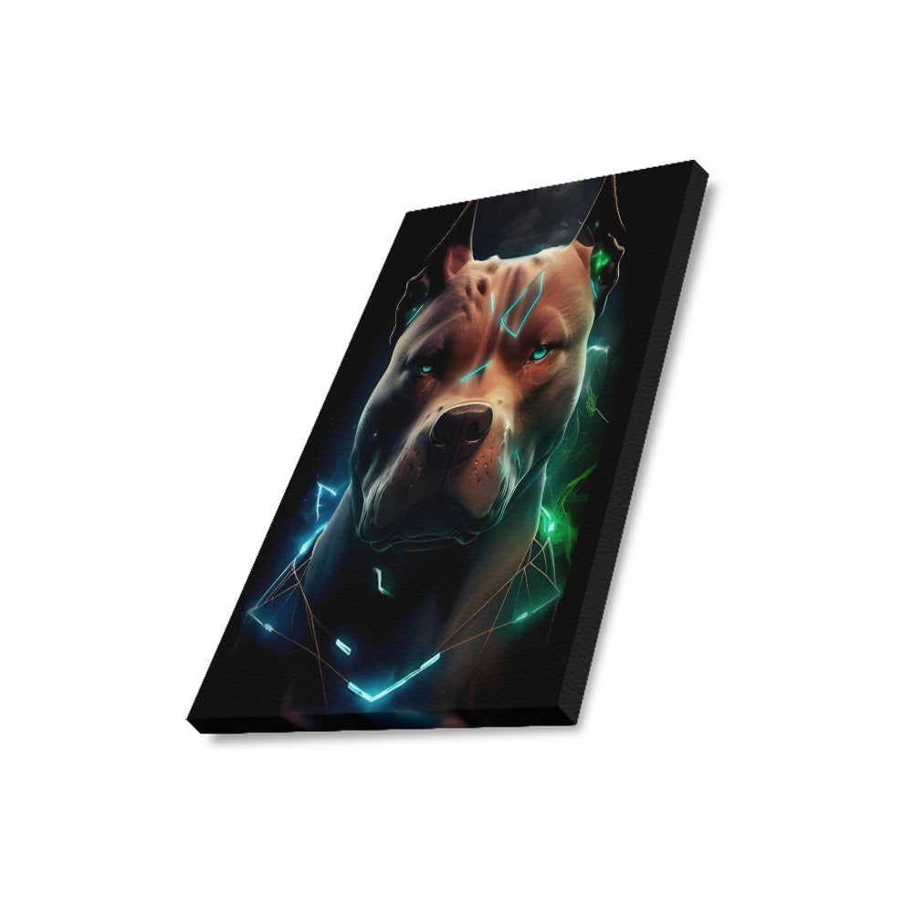 Daemon Framed Canvas Print