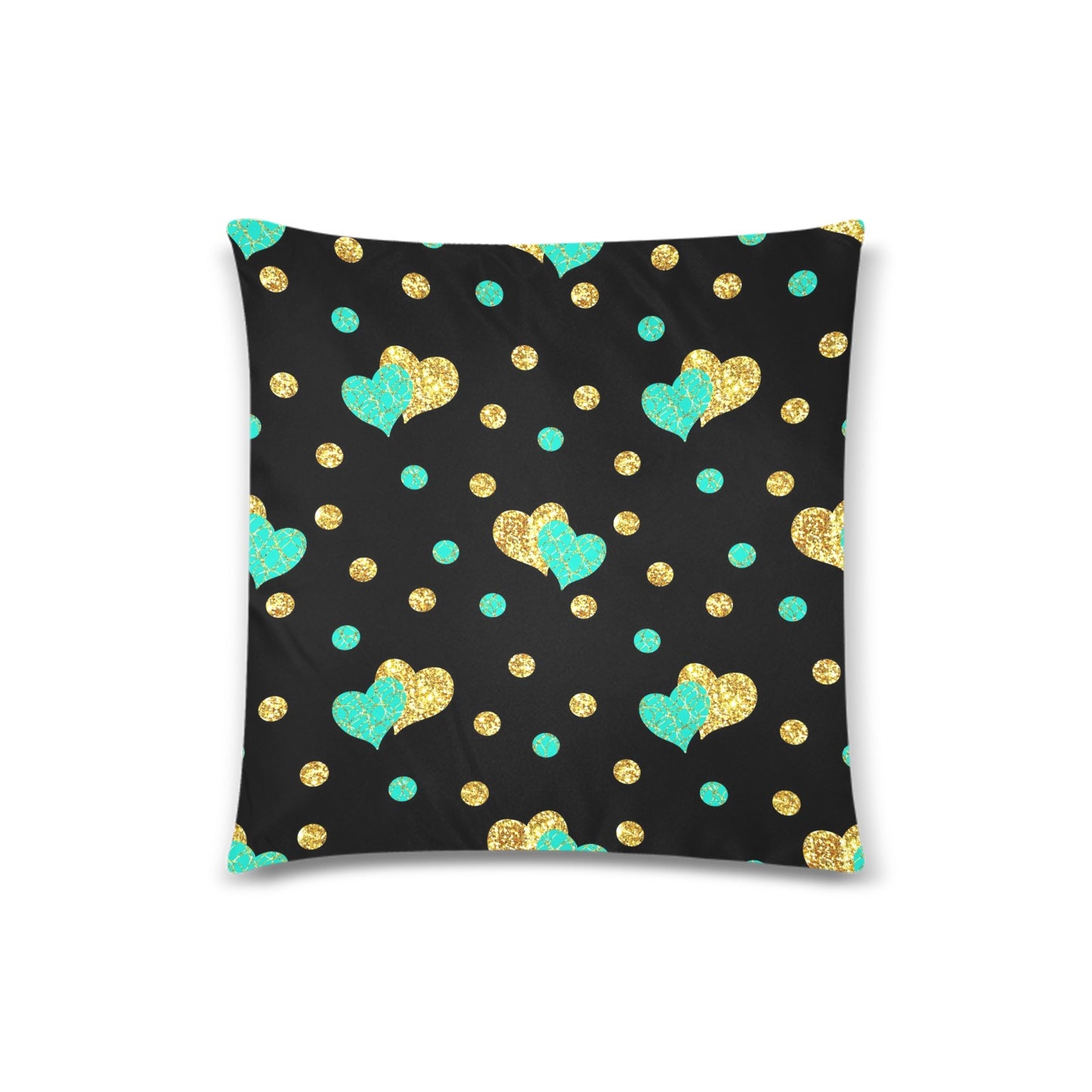 Hearts Throw Pillow Cover