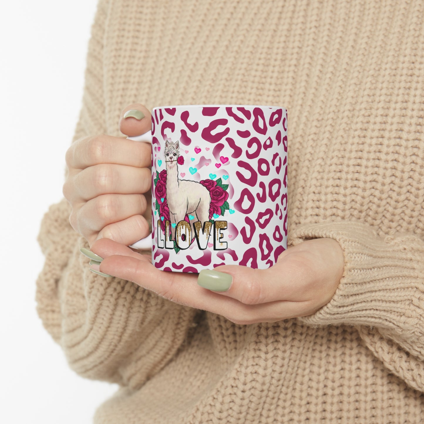 Llama Llove Ceramic Mug 11oz