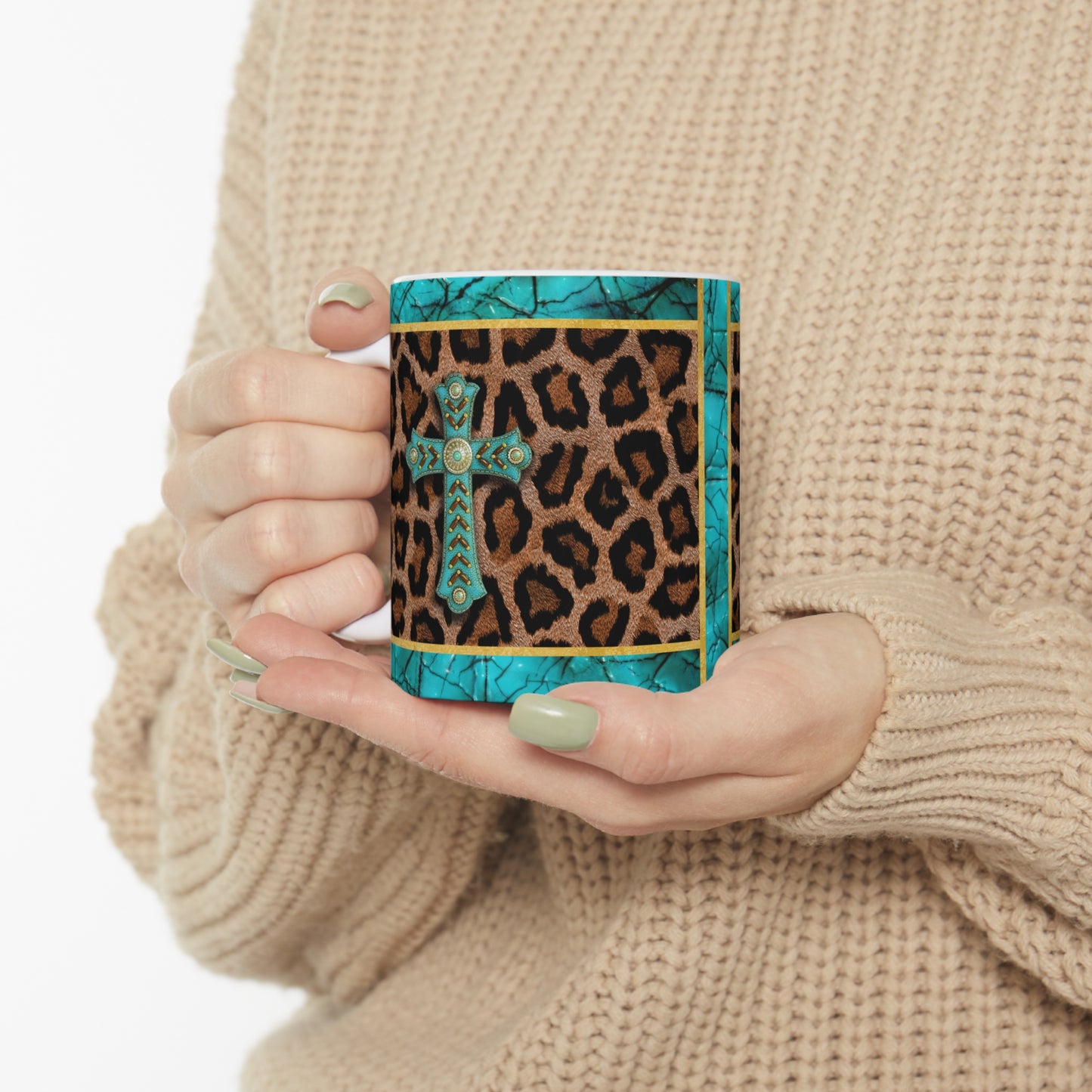 Western Cross Ceramic Mug 11oz