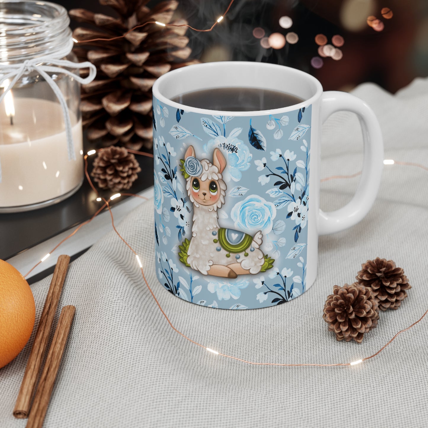 Adorable Llama Ceramic Mug 11oz