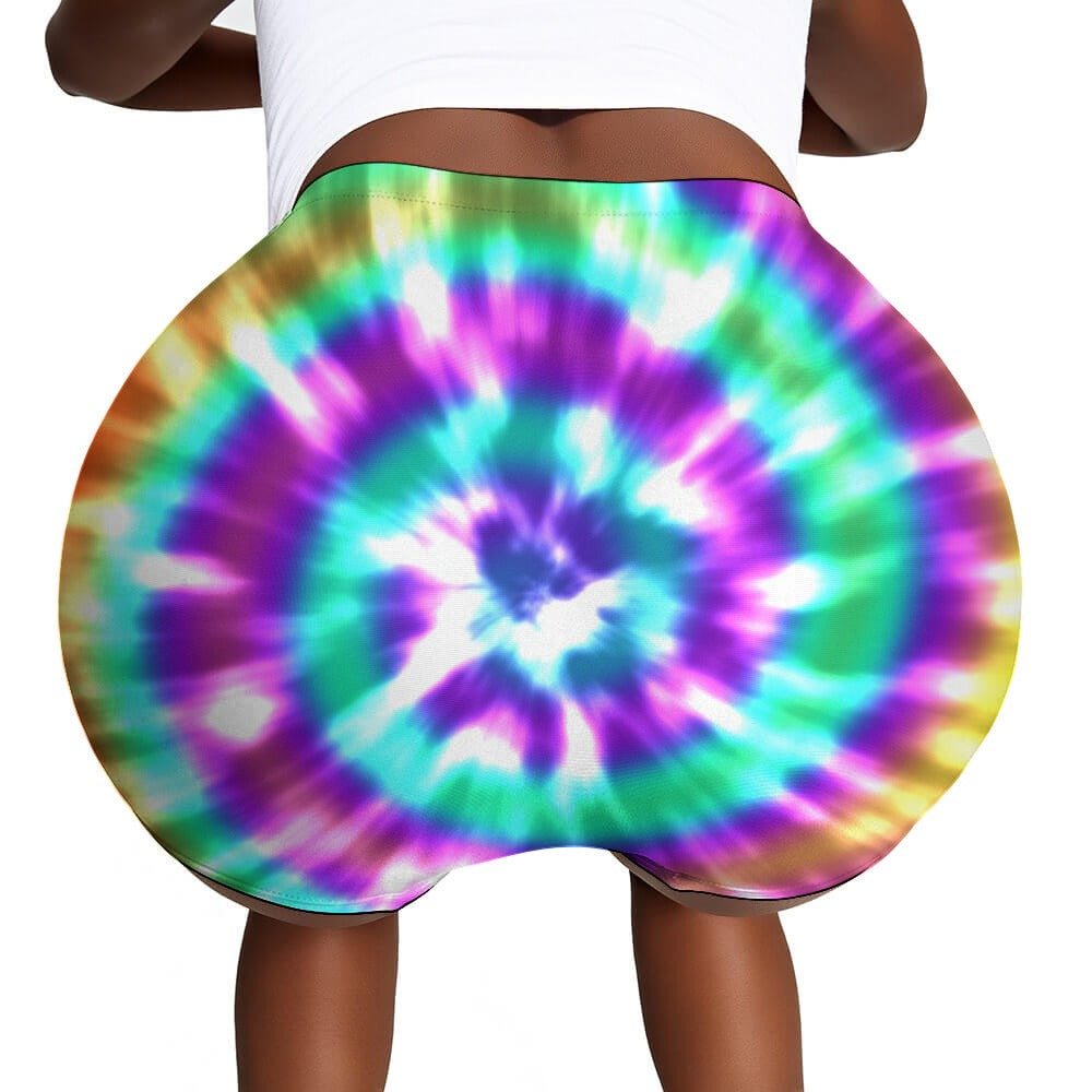 Colorful Tie Dye Ladies Shorts