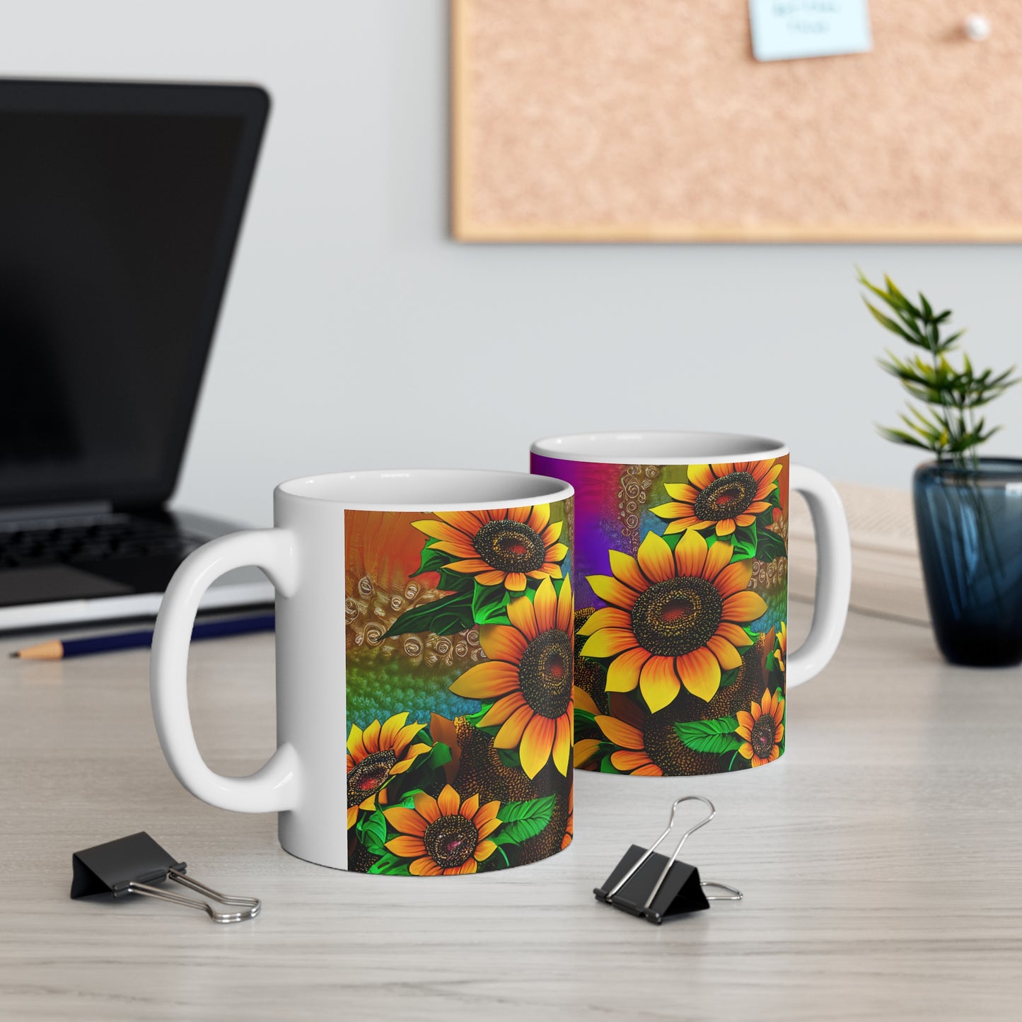 Sunflowers Ceramic Mug 11oz