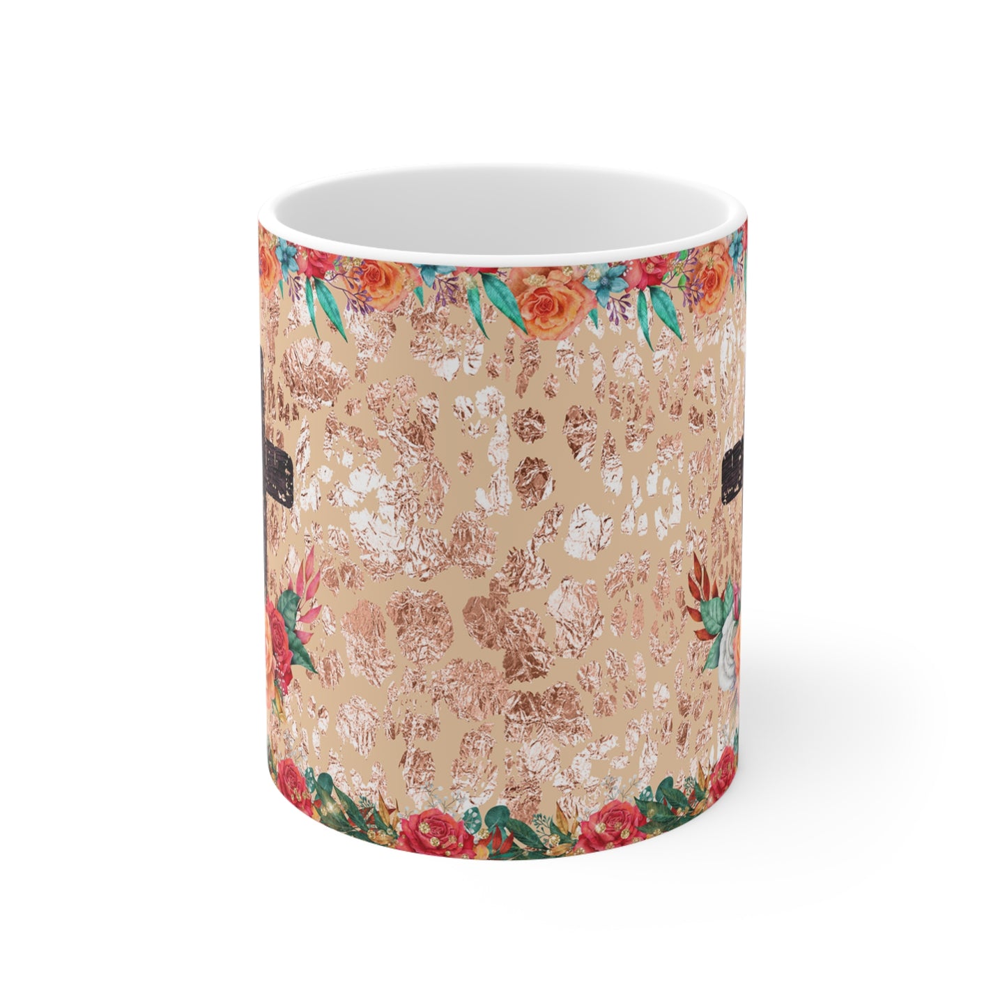 Cross Ceramic Mug 11oz