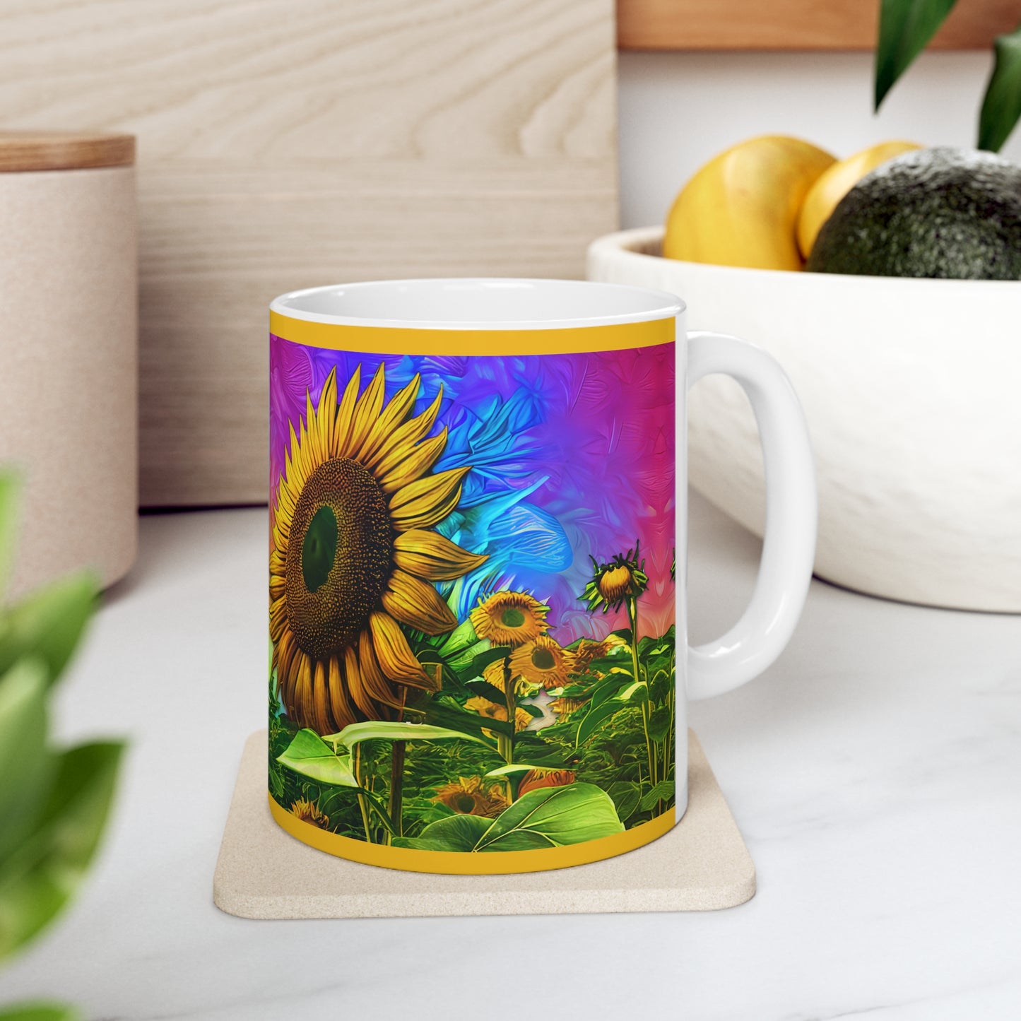 Sunflowers Ceramic Mug 11oz