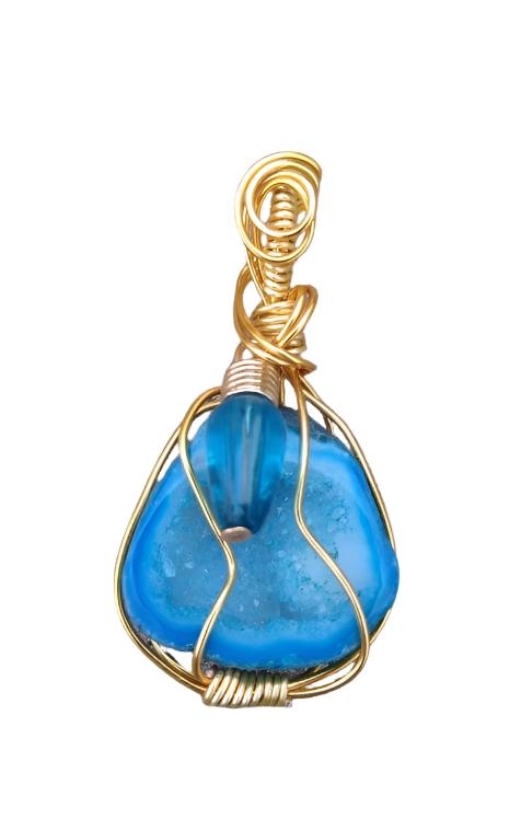 Dyed Druzy Quartz Christmas Lights