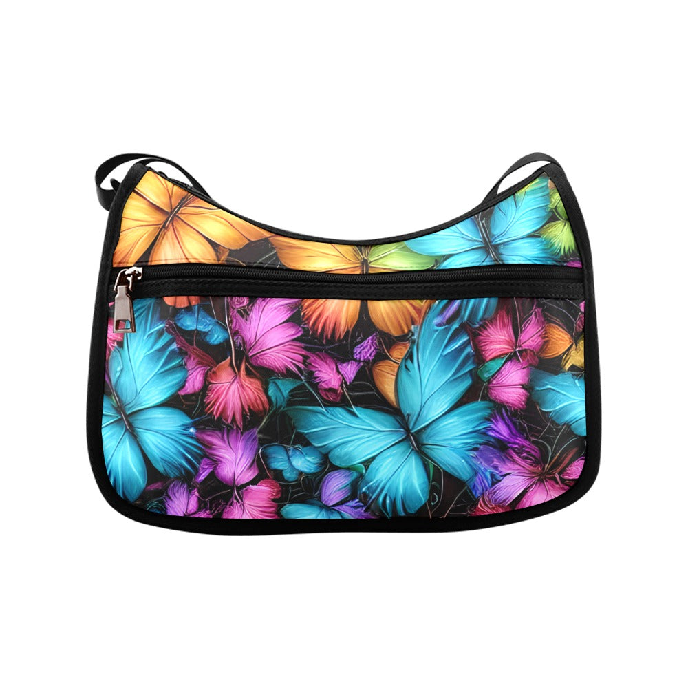 Colorful Butterfly Shoulder Bag