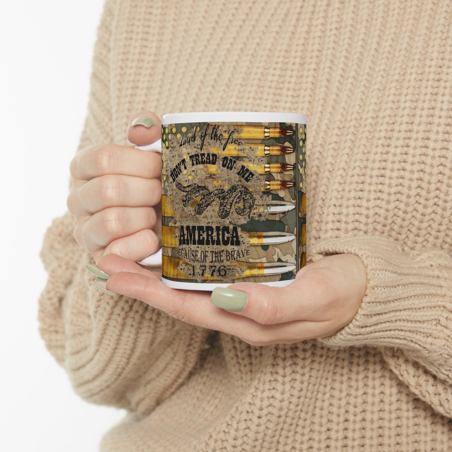 Don't Tread on Me Ceramic Mug 11oz