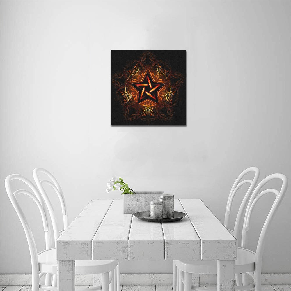 Earth Air Water Spirit Fire Canvas Print