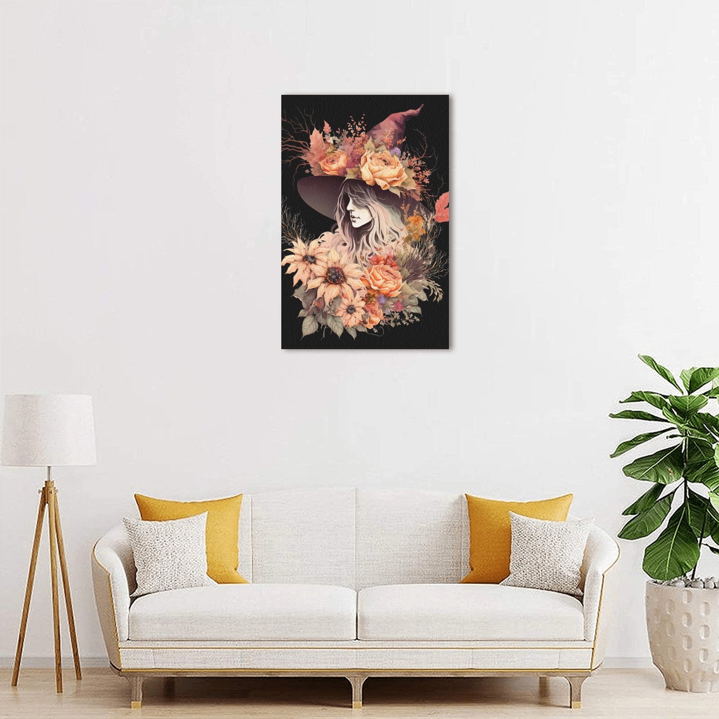 Witch Frame Canvas Print