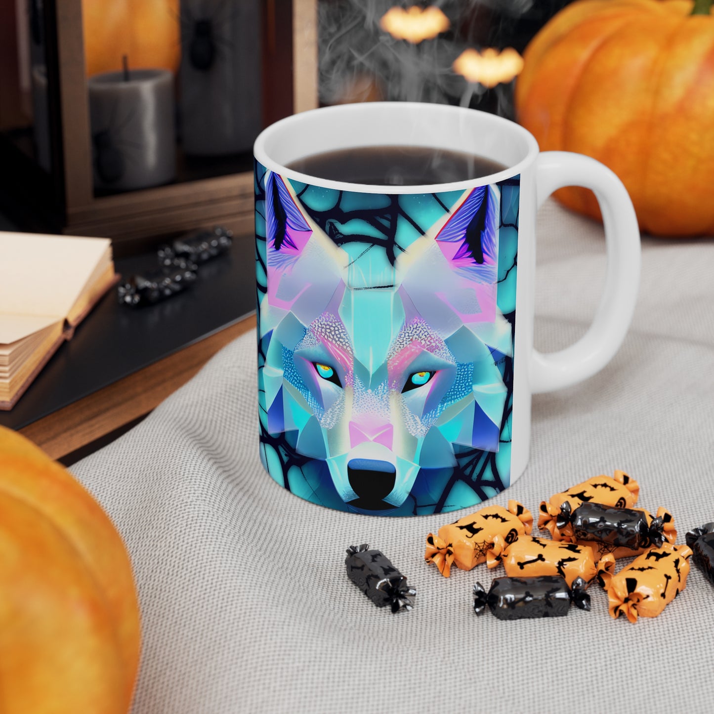 Wolf Ceramic Mug 11oz