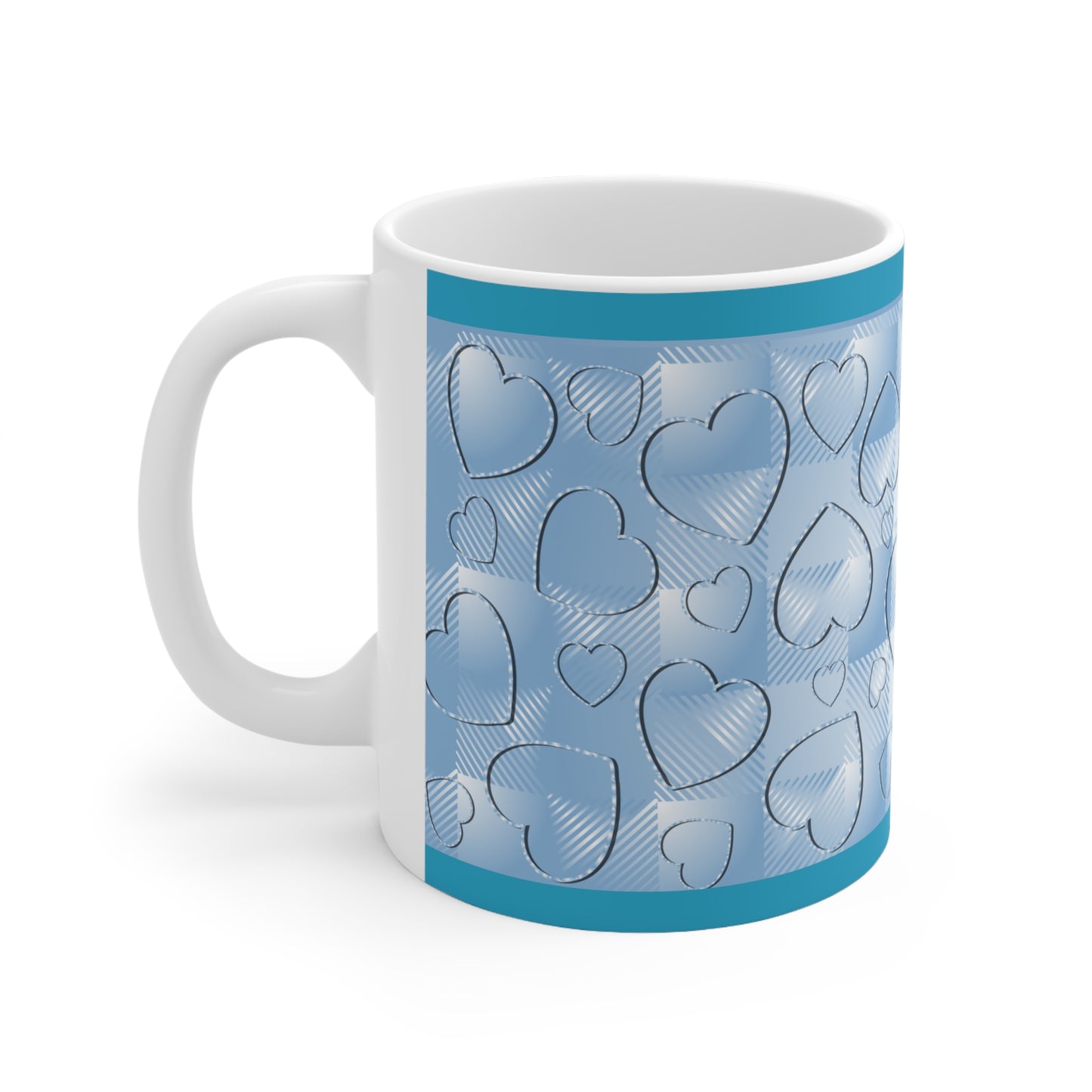 Blue Buffalo Hearts Ceramic Mug 11oz