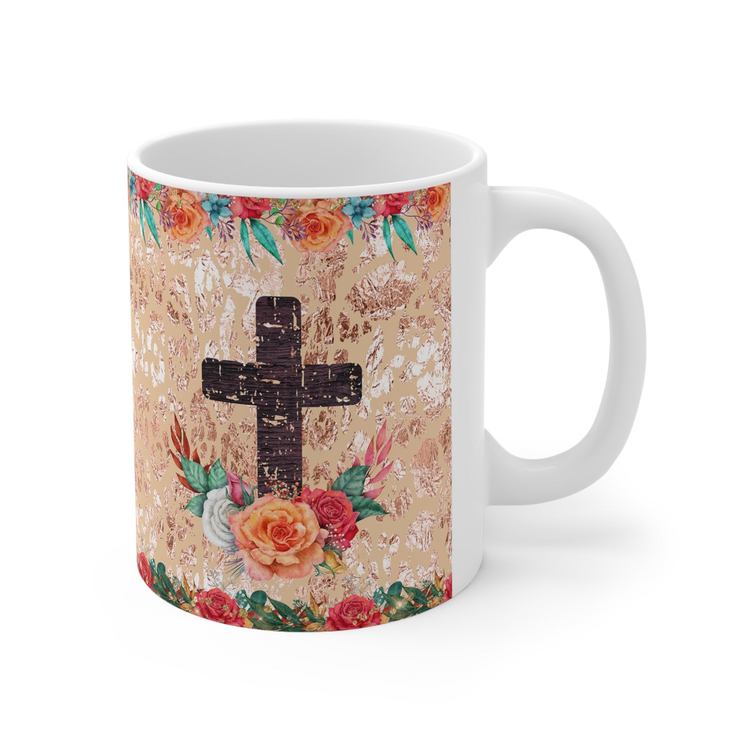 Cross Ceramic Mug 11oz