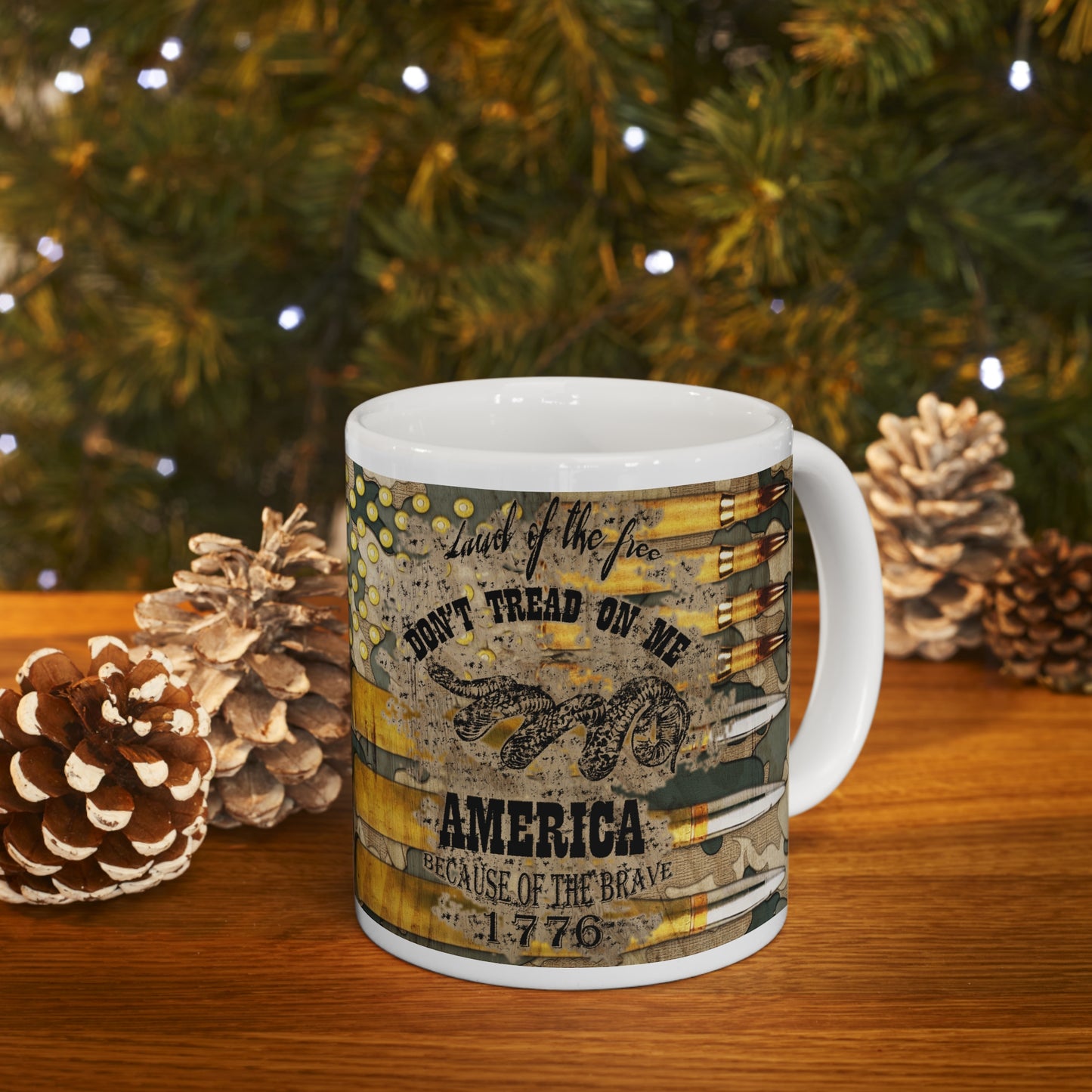 Don't Tread on Me Ceramic Mug 11oz