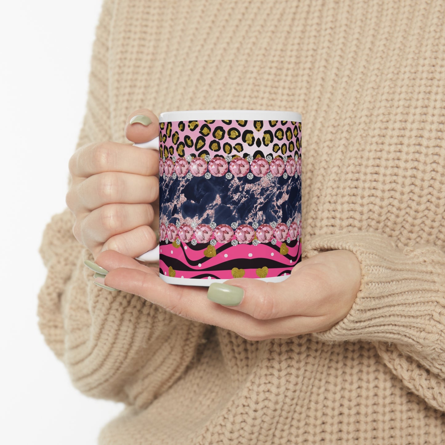 Animal Print Ceramic Mug 11oz