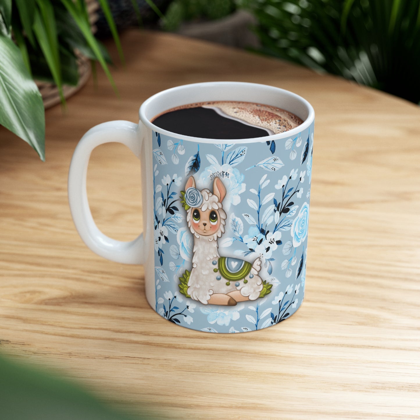 Adorable Llama Ceramic Mug 11oz