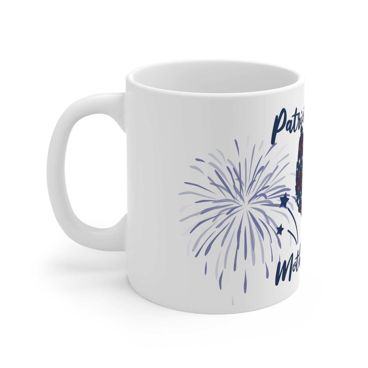Patriotic Mother Clucker Ceramic Mug 11oz