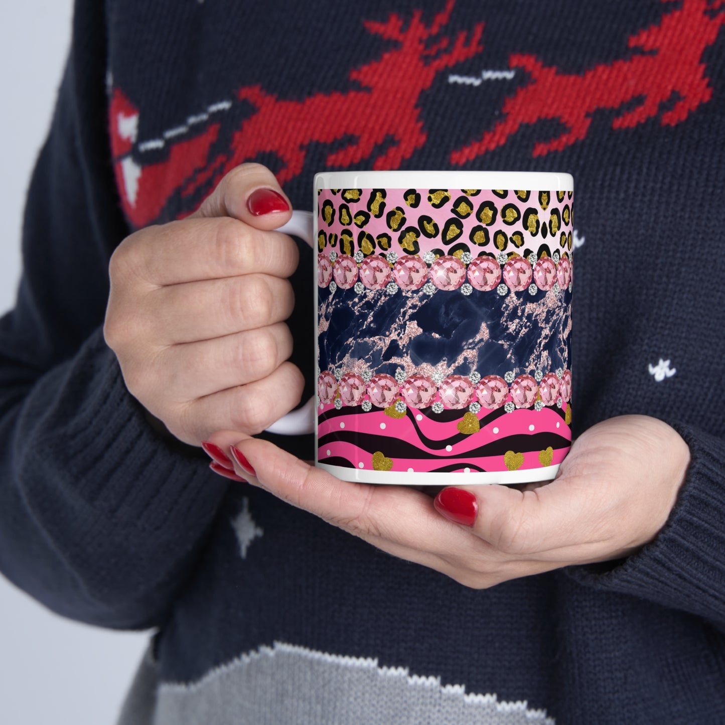 Animal Print Ceramic Mug 11oz