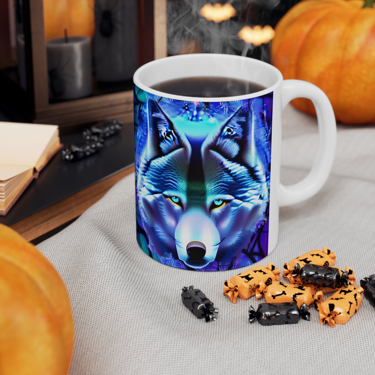 Wolf Ceramic Mug 11oz