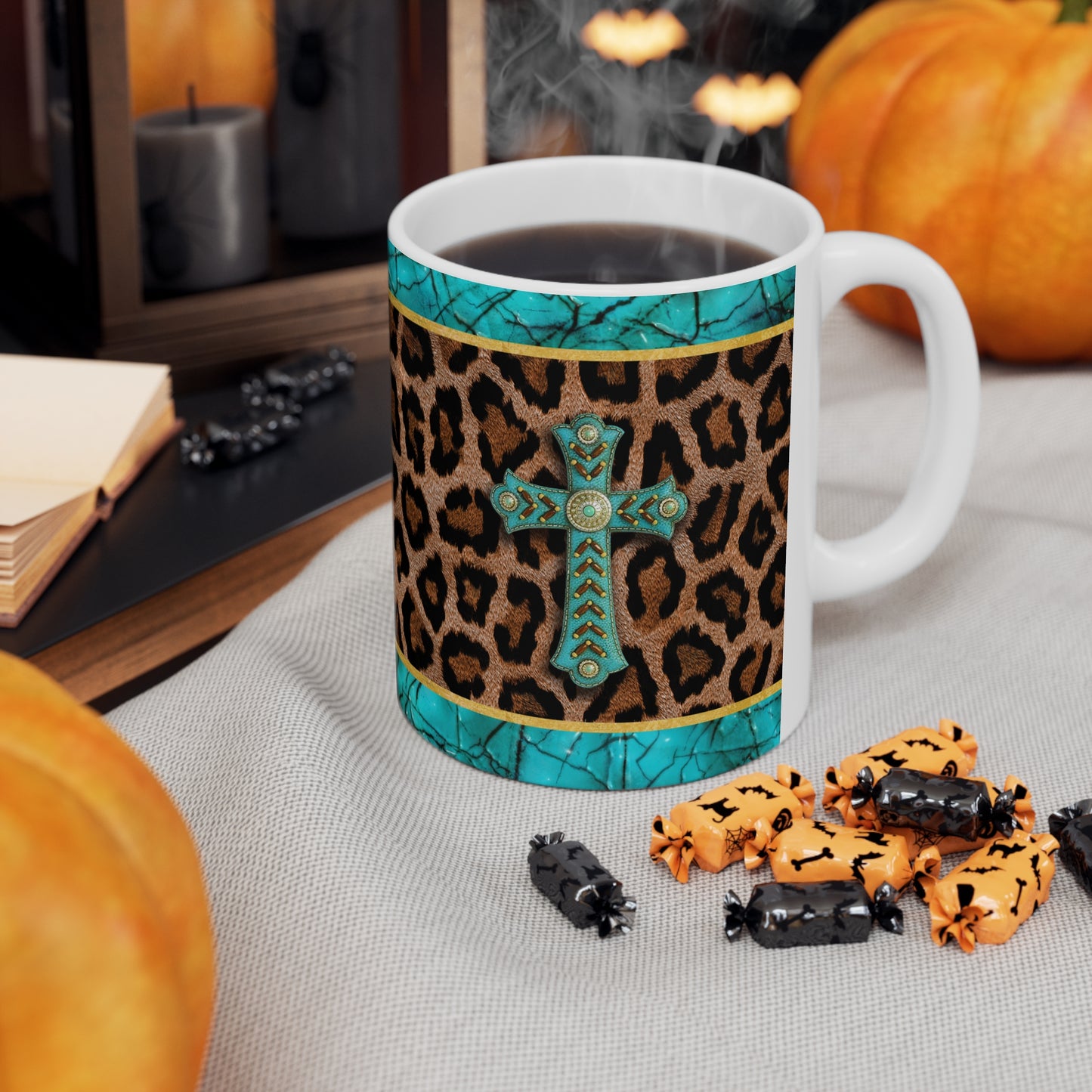 Western Cross Ceramic Mug 11oz