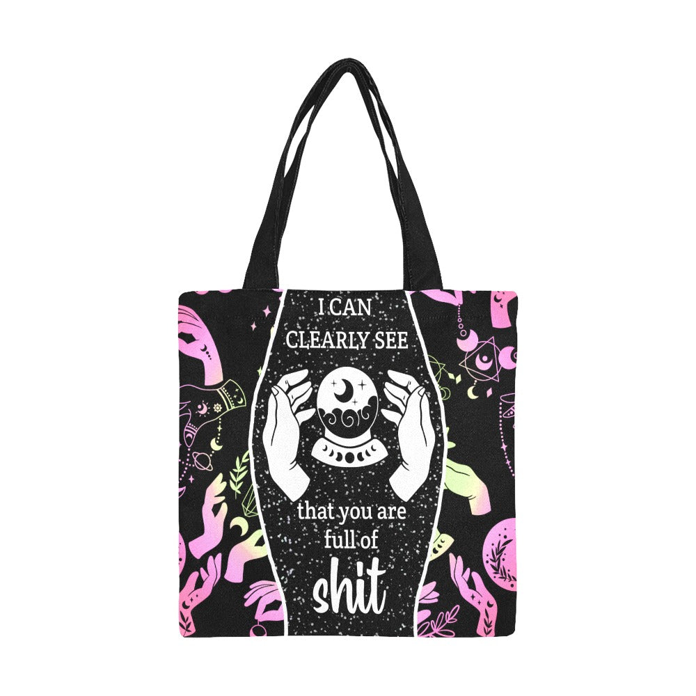 I Can Clearly See Canvas Tote Bag
