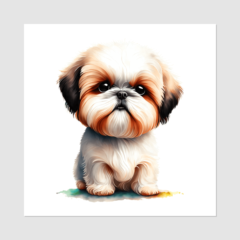 Shih Tzu Temporary Tattoo