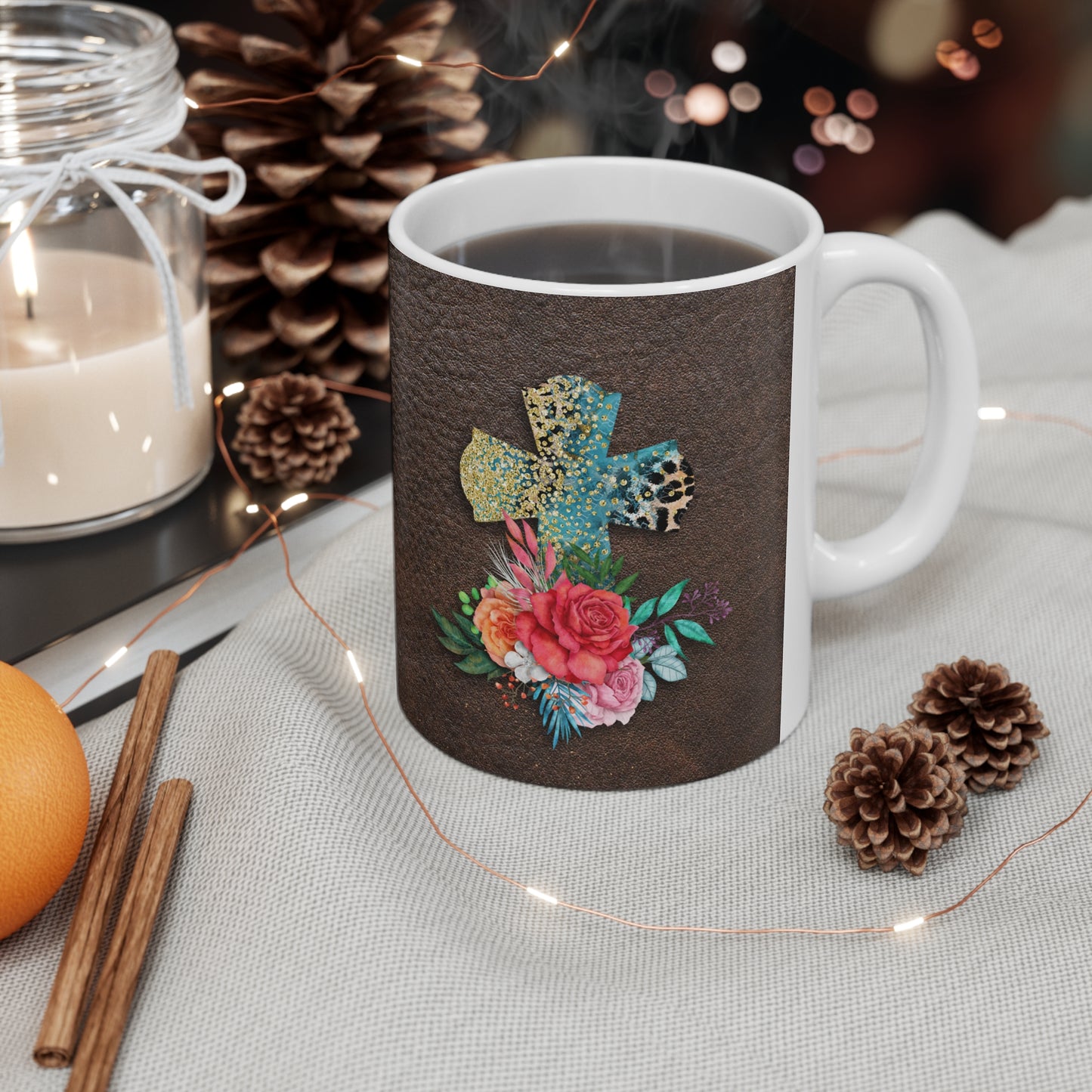 Cross Ceramic Mug 11oz