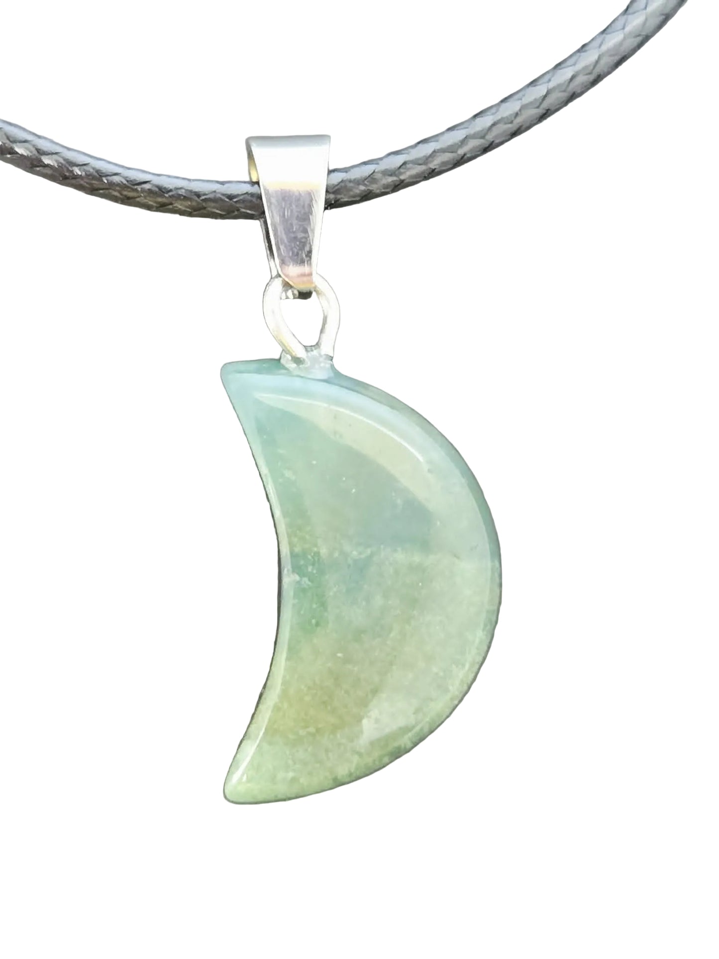 Green Aventurine Moon Necklace
