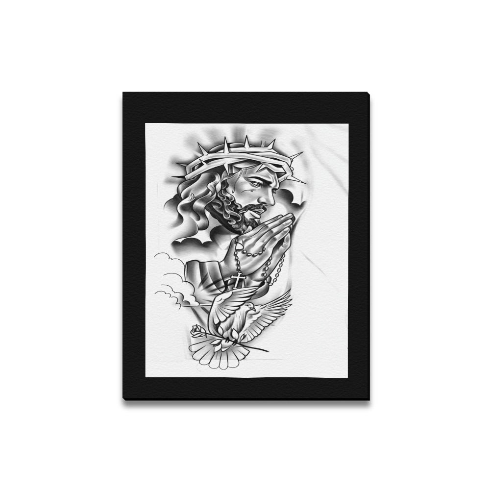 With God All Things Are Possible Framed Canvas Print