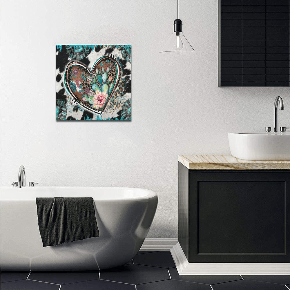 Western Heart Canvas Print