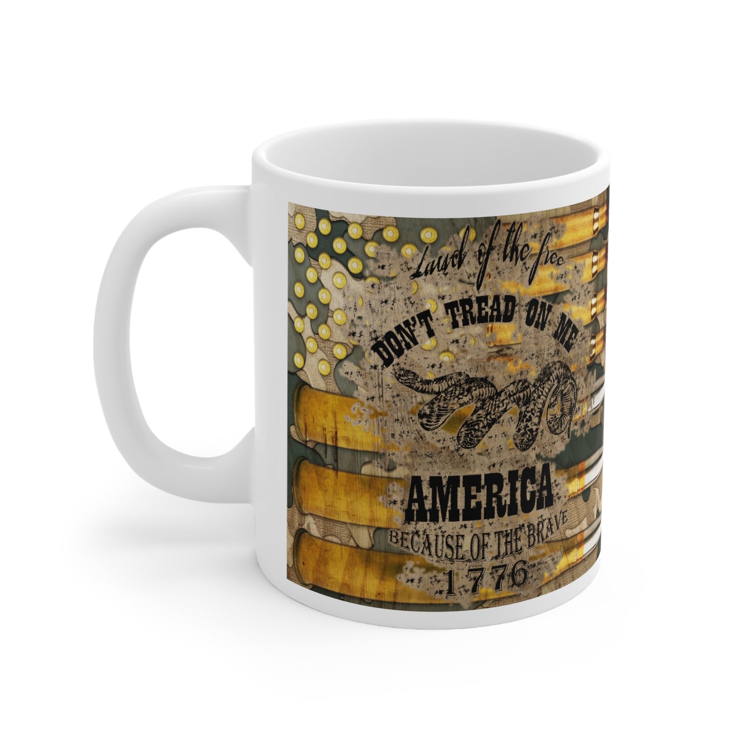Don't Tread on Me Ceramic Mug 11oz