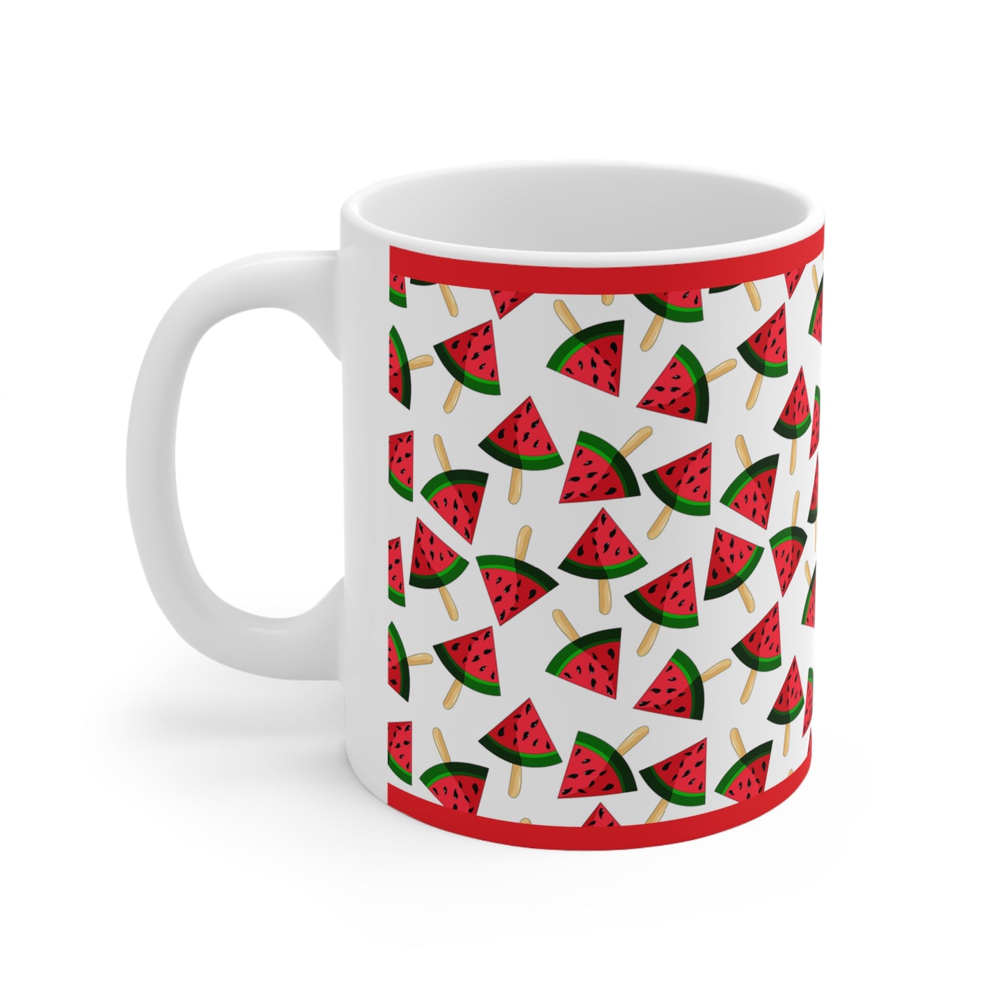 Watermelon On A Stick Ceramic Mug 11oz
