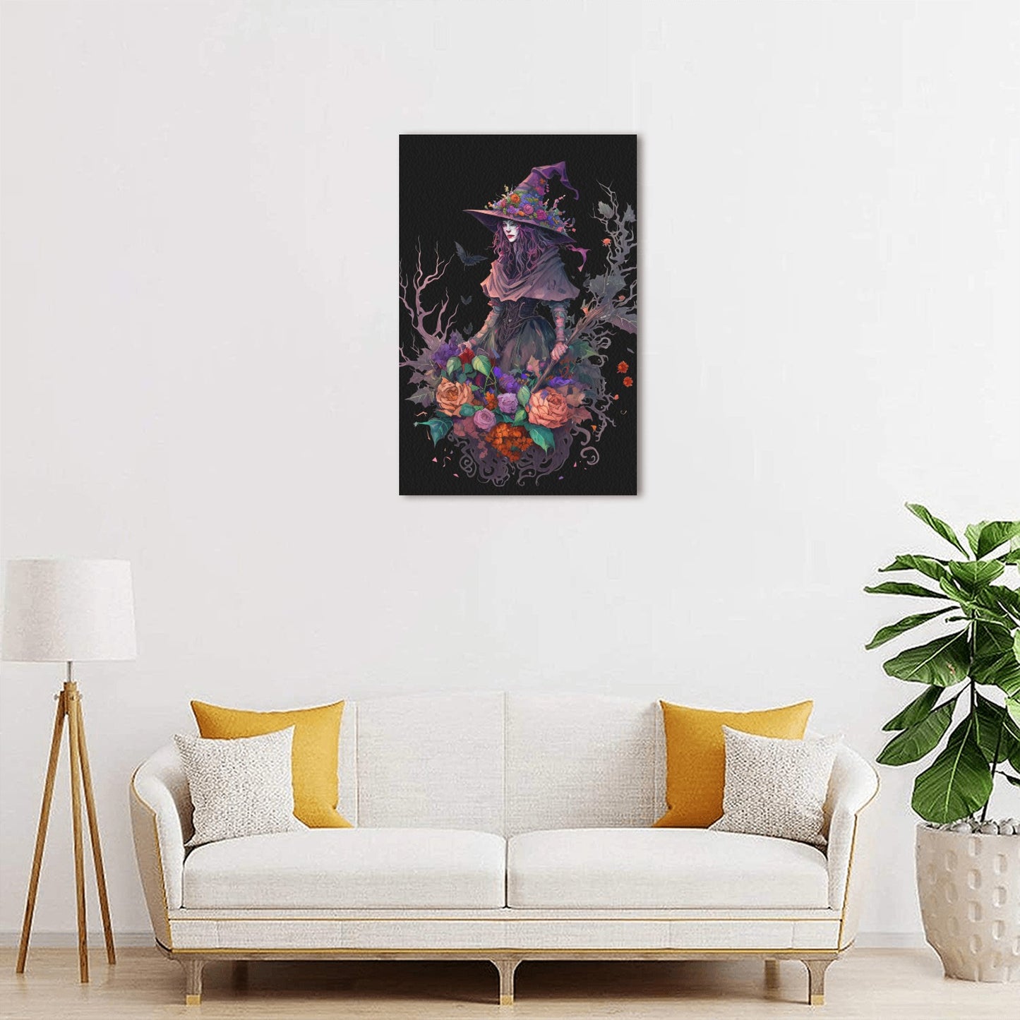 Witch Frame Canvas Print