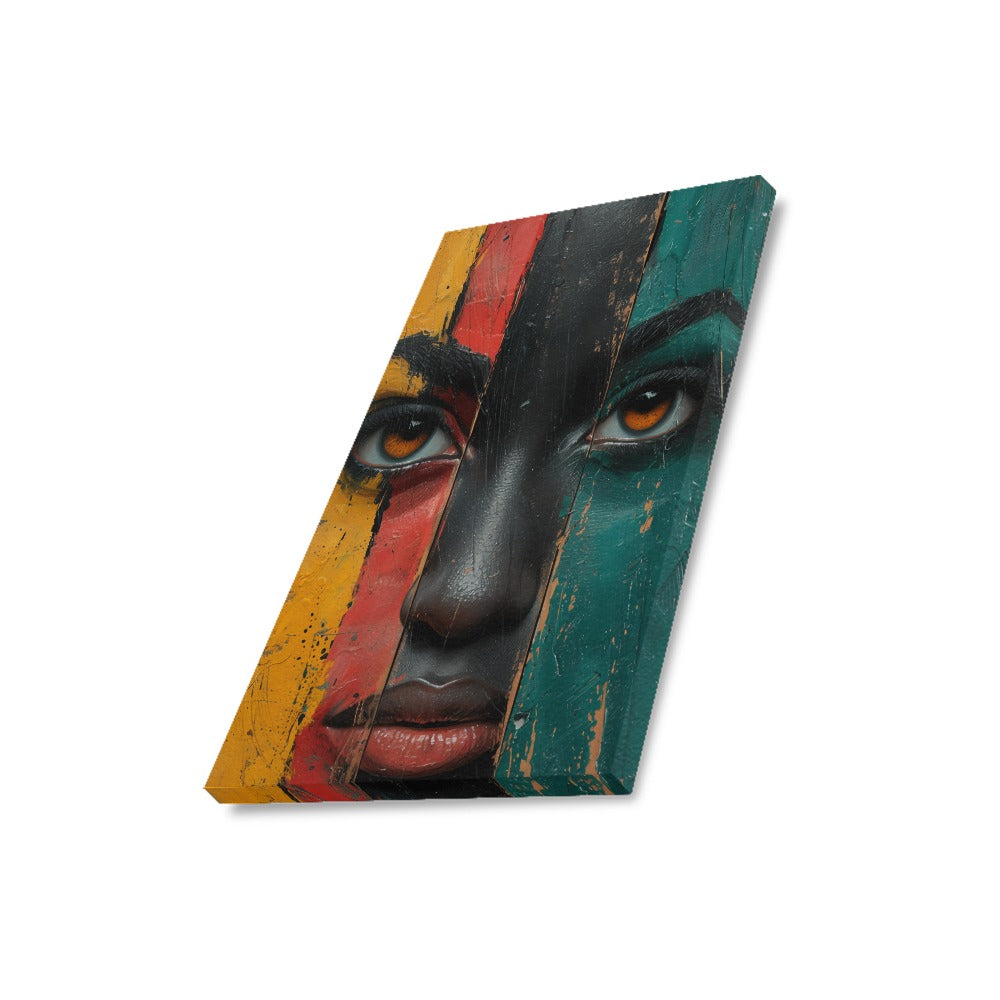 African Collection Frame Canvas Print
