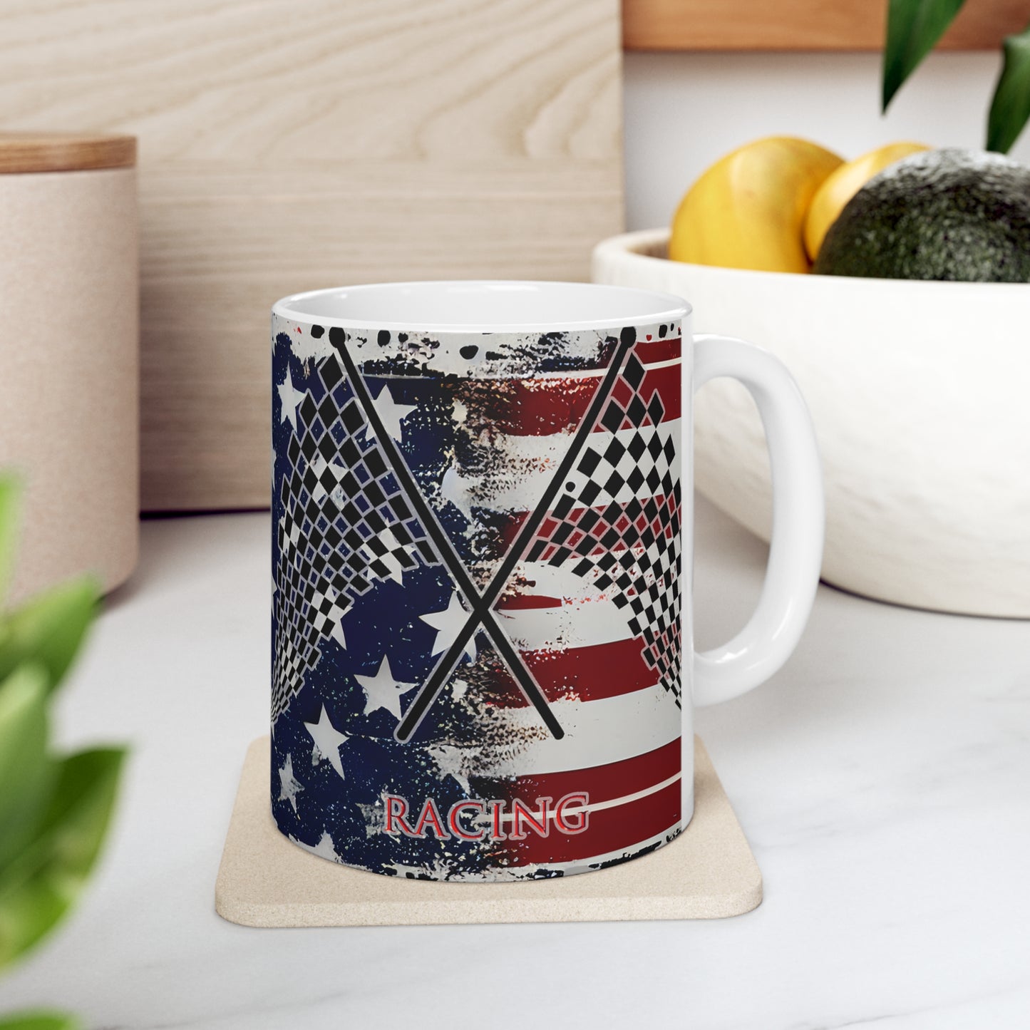 American Racing Ceramic Mug 11oz