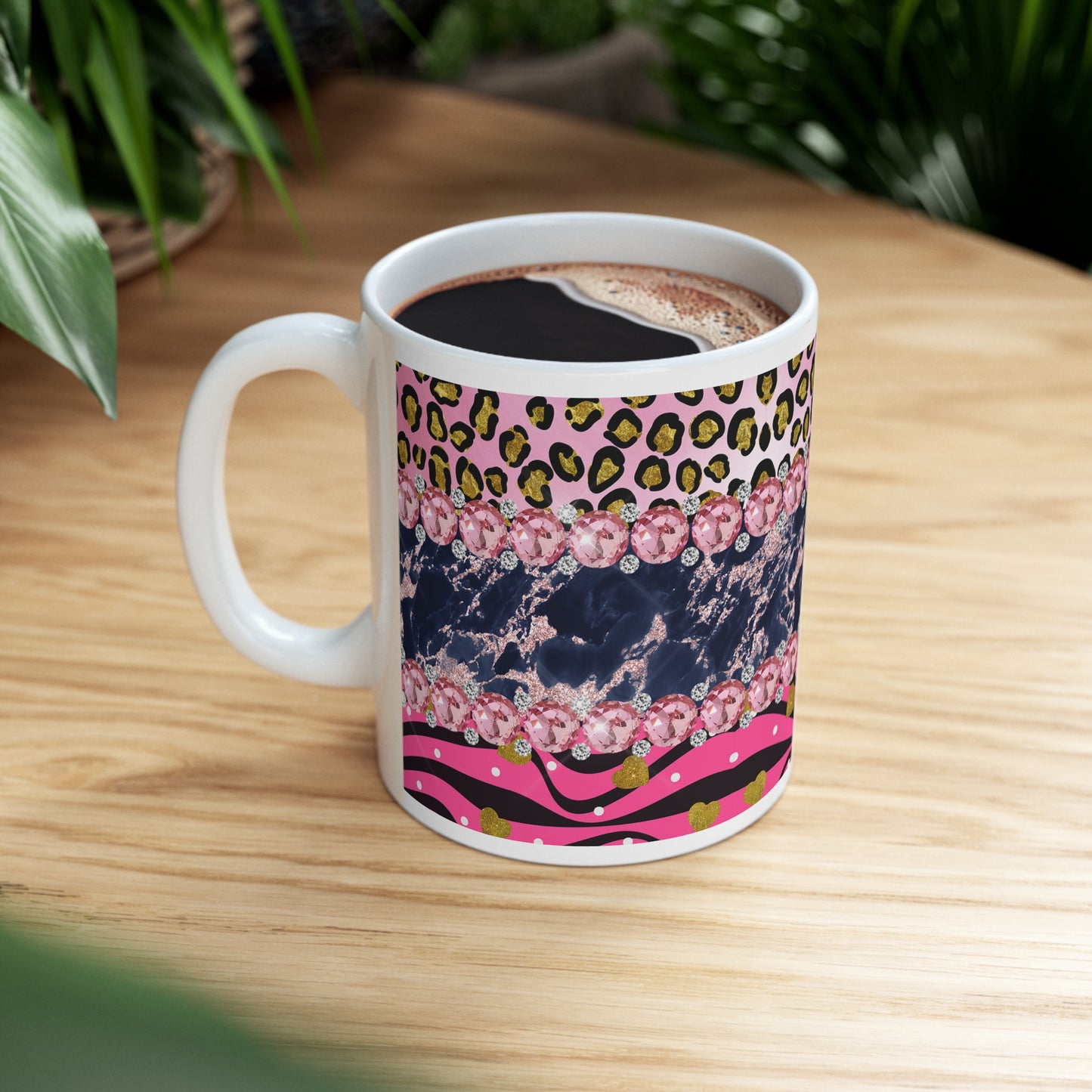 Animal Print Ceramic Mug 11oz